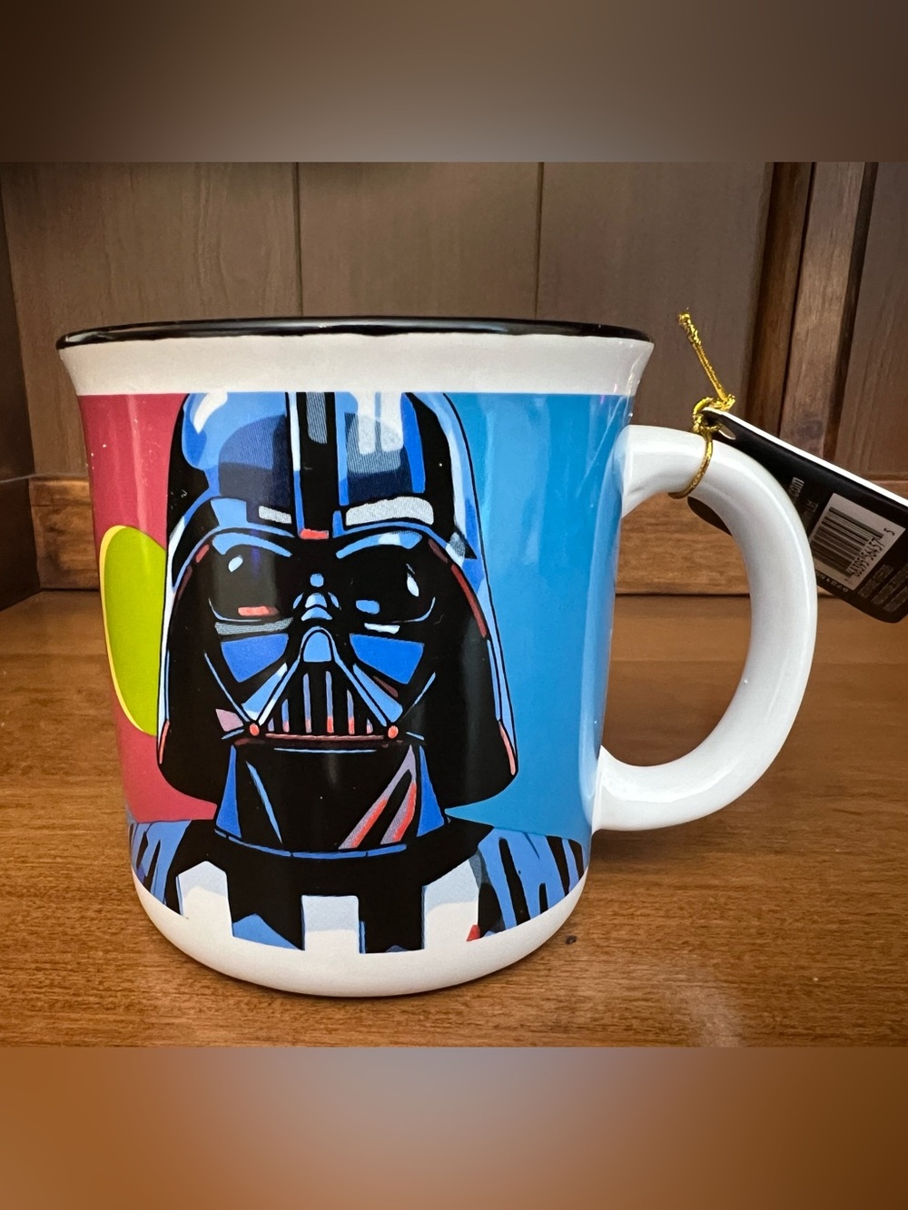 NWT Disney Star Wars Darth Vader Pop Art Ceramic Mug 8 1/2oz